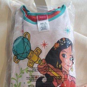 2 sets girls  8/10 slim Double Disney Elana PJ set. 2 prs bottoms, 2 tops NEW